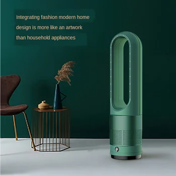 

Bladeless fan Household ultra-quiet mini fan vertical floor fan Leafless air circulation tower fan