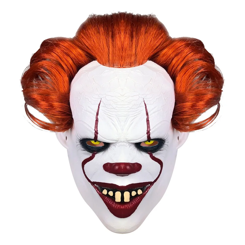 Новая горячая распродажа Стивен Кинг это маска Pennywise ужас одежда для клоуна маска на Хеллоуин для косплея костюм реквизит