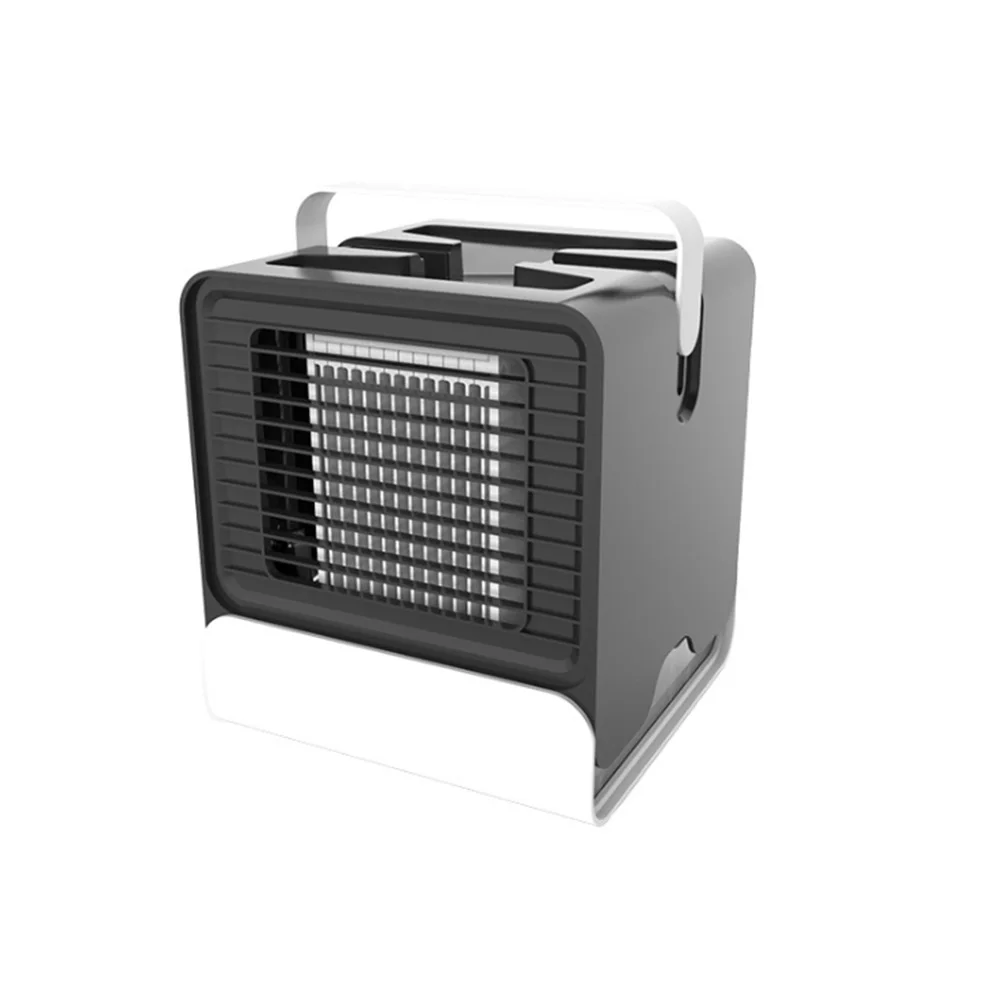 

Durable Portable Refrigeration Home Negative Ion ABS Personal Air Conditioner Fan Mini Office Desktop Cooler USB Rechargeable