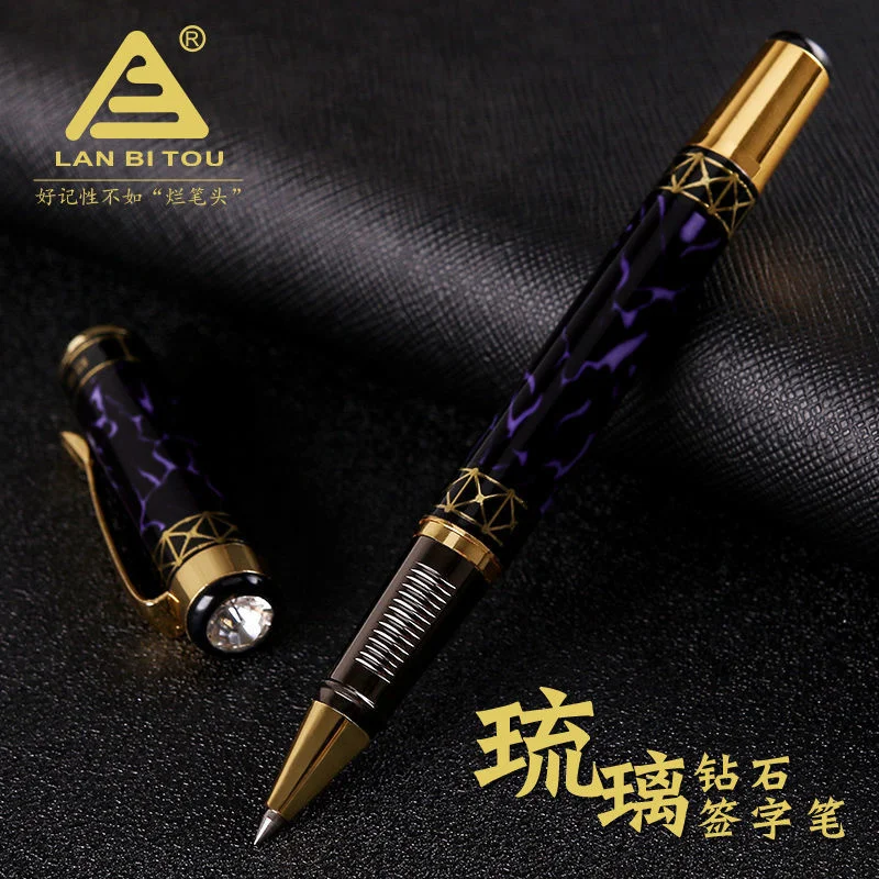 

High Quality Glazed Gel Pen Signature Pen With Black Refill