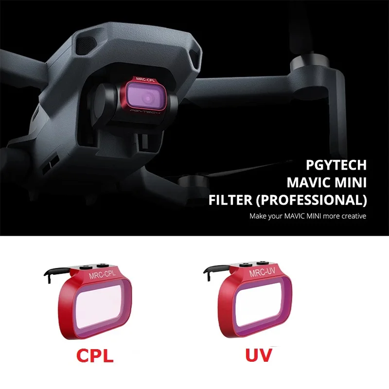 PGYTECH Mavic Mini фильтр UV/CPL Поляризационный/ND луч фильтр является профессиональным фильтром для DJI Mavic Mini CPL фильтр объектива камеры
