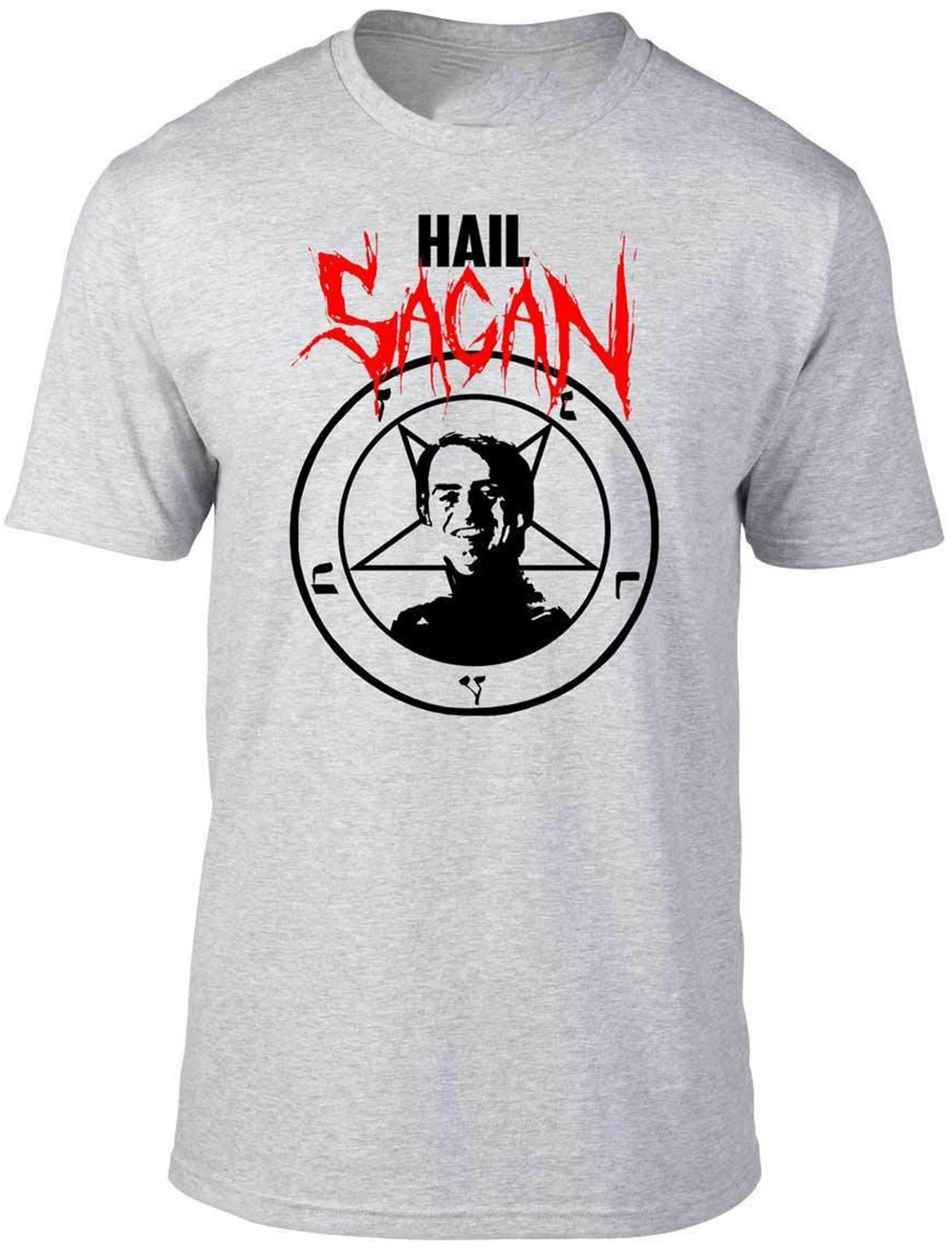 Hail Sagan Футболка-забавная футболка Карл физика астроном пространство Ретро сатана