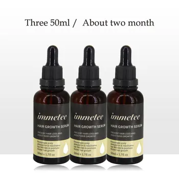 

3Pcs Hair Growth Oil Anti Hair Loss Treatment Beard Growth Oil Topical Solutions Repair Damage Hair Roots Hair Care Products