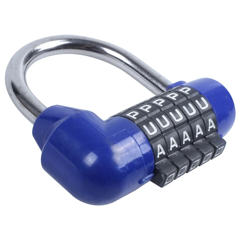 

Hot Sale 5 Letter Code Combination Suitcase password lock Blue