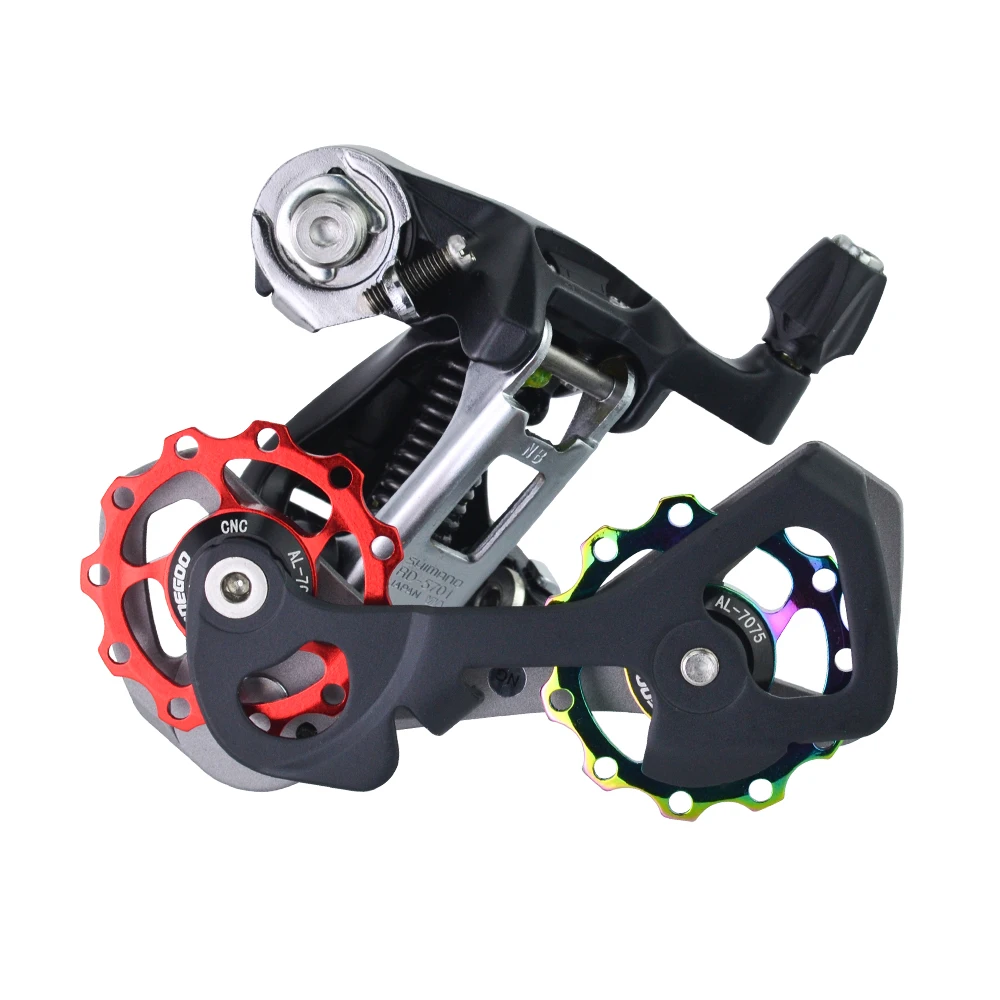 MTB Road Bike Aluminum Alloy Jockey Wheel Rear Derailleur Ceramic Bearing Guide Wheel