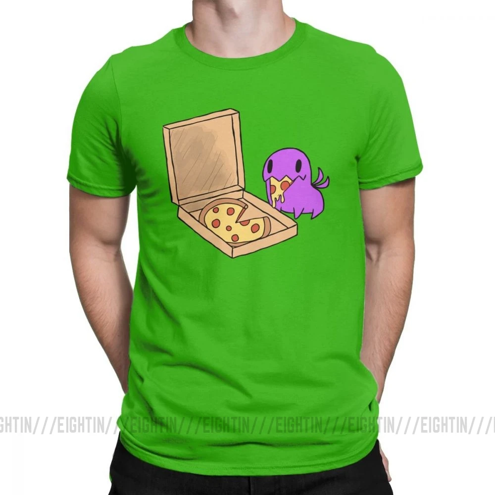 Zerg Love Pizza Carbot, мужские футболки, Аниме игры, Уникальные футболки, короткий рукав, вырез лодочкой, футболка, хлопок, Подарок, Идея, топы - Цвет: Зеленый