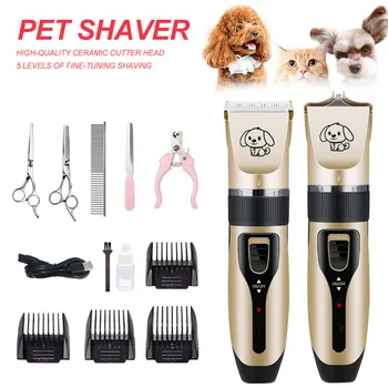 

Electrical Dog Hair Trimmer USB Charging Pet Hair Clipper Rechargeable Low-noise Cat Hair Remover Grooming Hair Cutter Machine