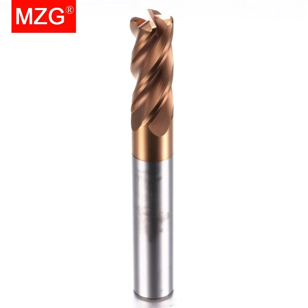 MZG удлиняющаяся Концевая фреза 75L HRC60 4 Флейта 1 мм Спиральные инструменты из