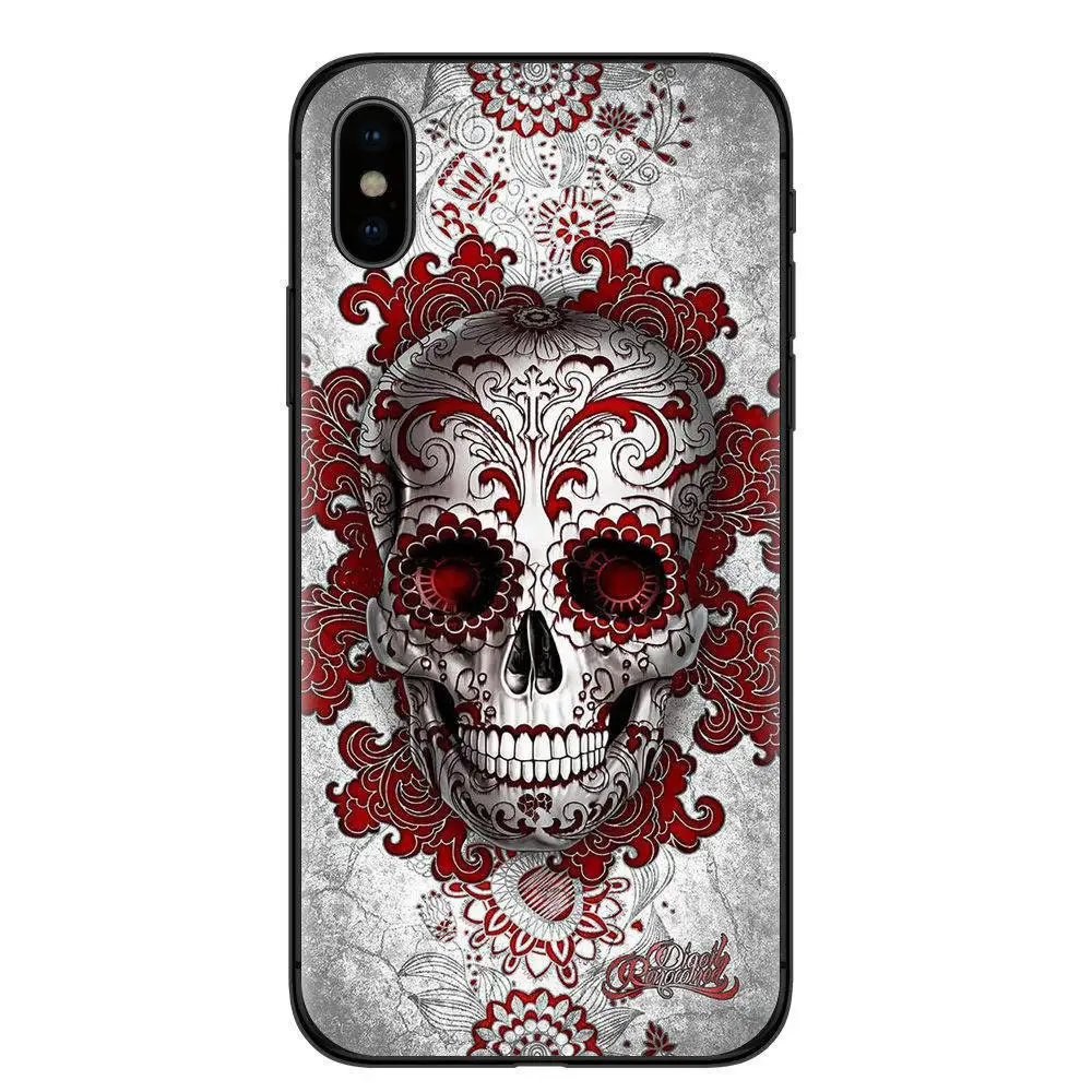 Чехол для iphone с рисунком ужасов для iphone XS MAX/iphone XR/iphone XS/iphone X/iphone 7/8 plus силиконовый защитный чехол для Apple