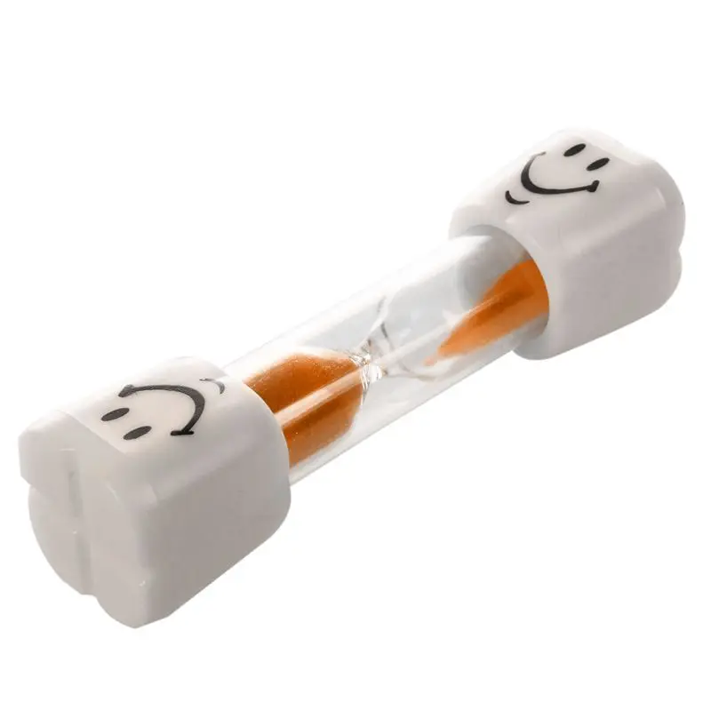 2 Minutes Clocks Hourglasses Toothbrush Timer For Brushing Kids Teeth Smiley Sand Timer Home Decor Child gift