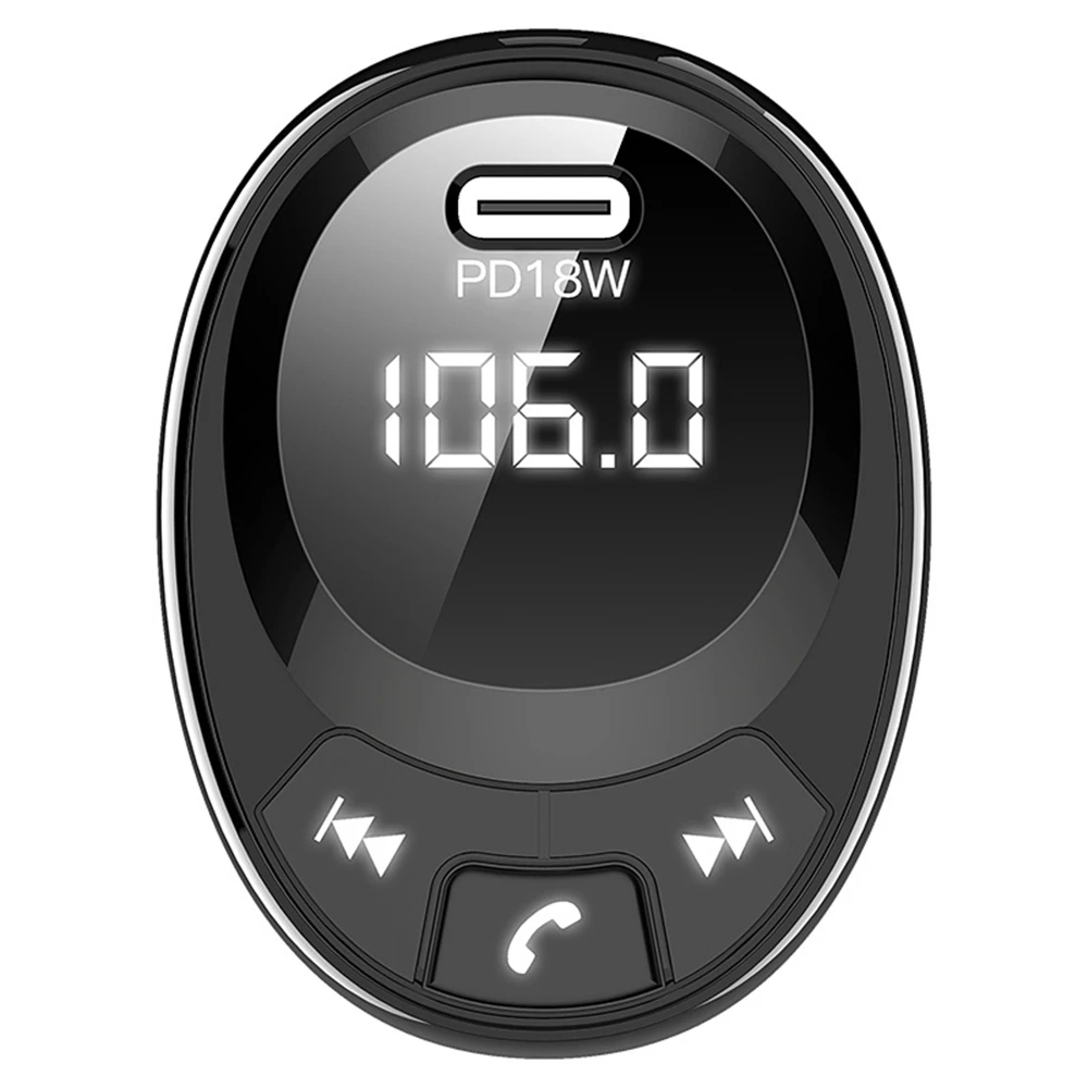 Автомобильный fm-передатчик, Bluetooth 5,0, Автомобильный MP3-плеер, быстрая зарядка, 3,1 аккумулятор, адаптер напряжения, автомобильный беспроводной Bluetooth комплект 5
