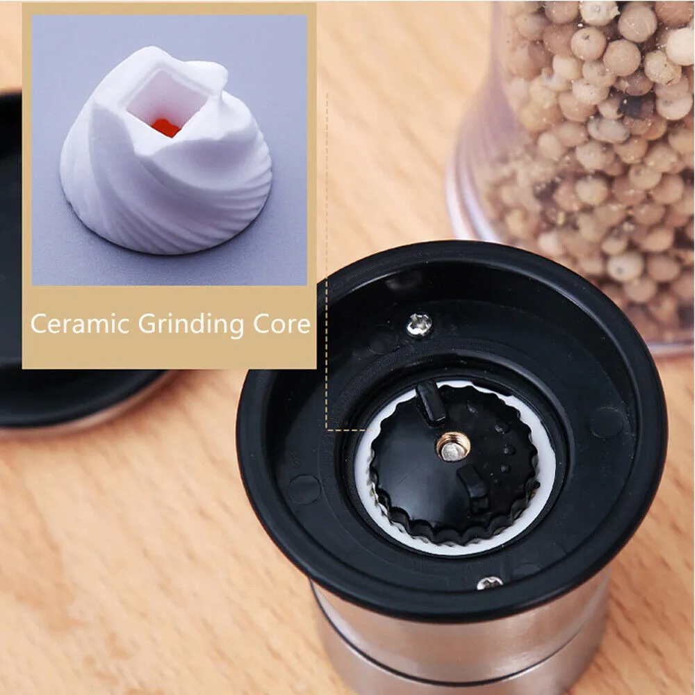 1pc New Stainless Manual Salt Pepper Mill Spice Grinder Muller Kitchen Tools Gadgets 3 Size