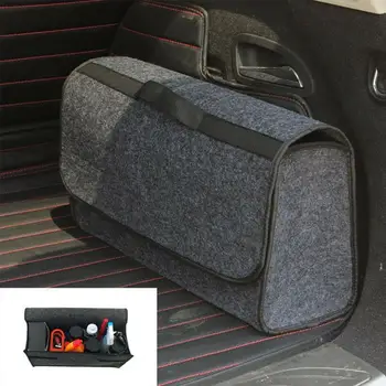 

Portable Foldable Car Trunk Organizer Felt Cloth Storage Box Case Auto Interior Stowing Tidying Container Bags