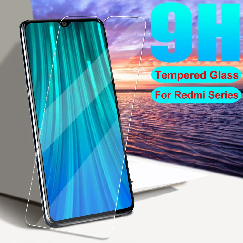 

9H Tempered Glass on the For Xiaomi Redmi 8 7 6 K20 Pro 6A 7A Go 8A Note 6 7 8 Pro Screen Protector Safety Protective Glass Film