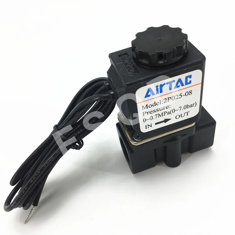 2P025-06 2P025-08 DC24V AC220V клапан управления жидкостью соленоидный пневматический клапан детали пневматические инструменты 2P серия
