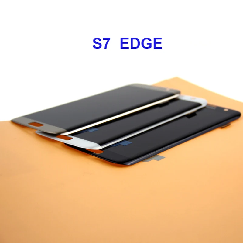 Супер AMOLED для SAMSUNG Galaxy S7 Edge G935F ЖК-дисплей с кодирующий преобразователь сенсорного экрана в сборе