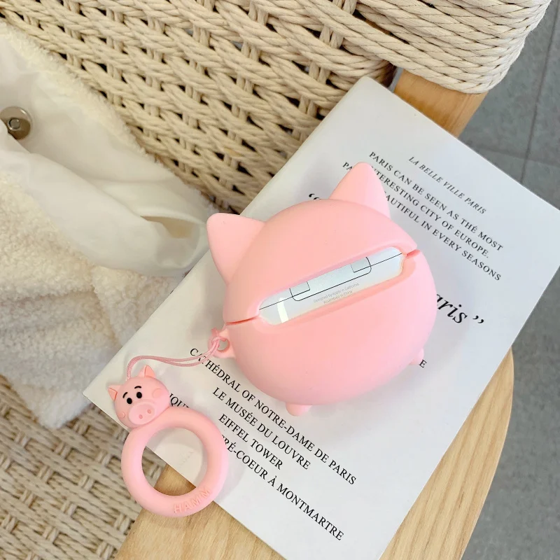 Милый мультяшный чехол для наушников для airpods pro, силиконовый чехол, чехол для зарядки, корпус для airpods 1, 2, 3, защитный чехол, чехол