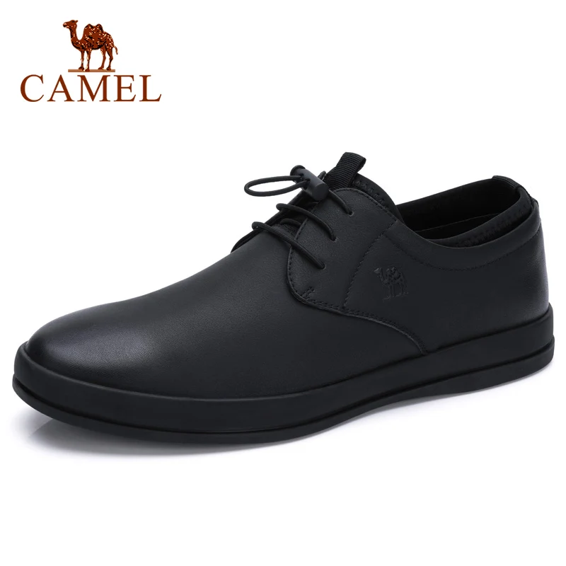 CAMEL/Мужская обувь; деловая повседневная мужская обувь из натуральной кожи; модные мужские легкие кроссовки; амортизирующая Обувь На Шнуровке; zapatillas hombre