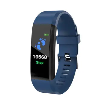 

115Plus Color Screen Heart Rate Sleep Monitoring Smart Bracelet Movement Step Information Push sport Bracelet