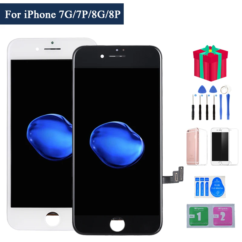 

AAA Quality For iPhone 7 LCD Screen Display Assembly Replacement with Original Digitizer Phone Parts for iphone 8 8p 7p lcd