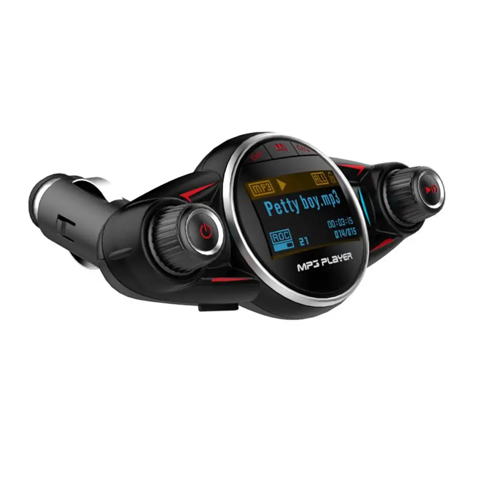 Автомобильный Bluetooth MP3 передатчик автомобильный FM TF карта музыкальный телефон плеер U диск плеер и кардридер 12-24 В