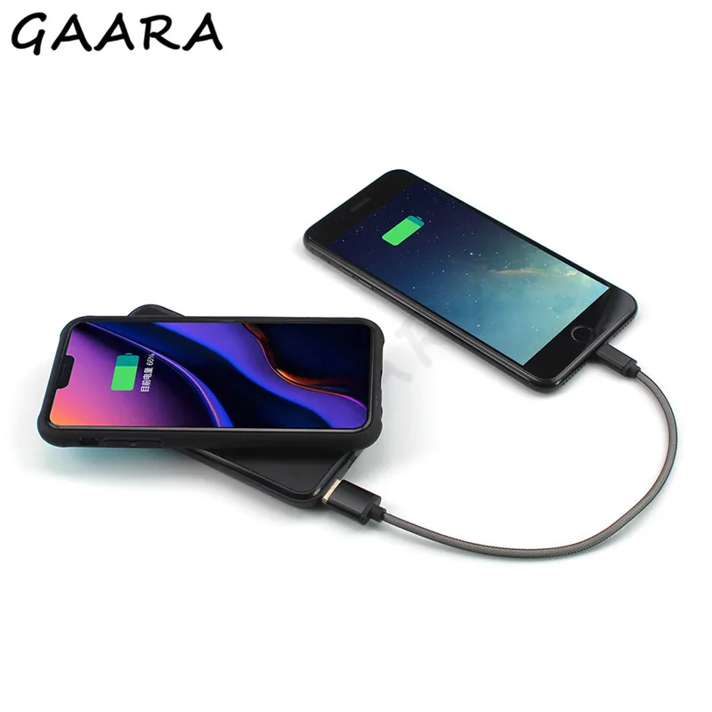 

5000mAh Battery Charger Case for iPhone 11 Pro Max Wireless Magnetic Gradient Power Cases for iPhone 11 Pro Max Powerbank Covers