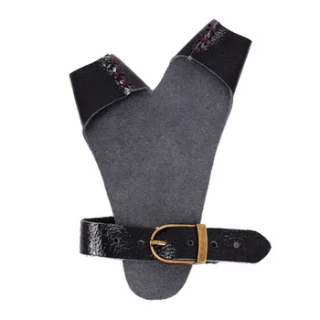 

1pcs Handmade Archery Finger Guard for Thumb Professional Hunting Shooting Glove Bow Leather Protector ``1