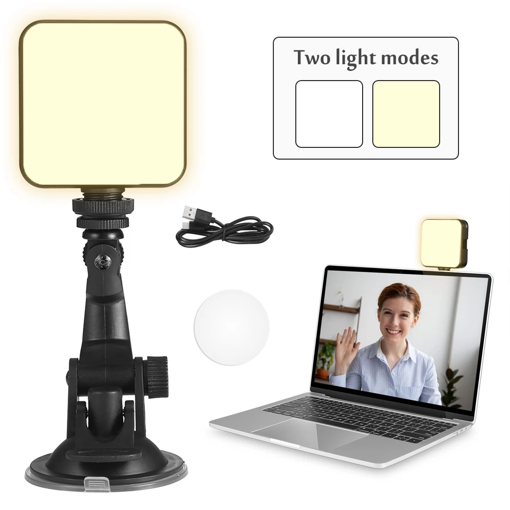 Câmera do Telefone Temperatura de Cor Ajustável de Carregamento Luz de Preenchimento Móvel Fotografia Pequena Mini Dupla Vídeo Conferência Luz 1 mini luz de preenchimento dupla temperatura de