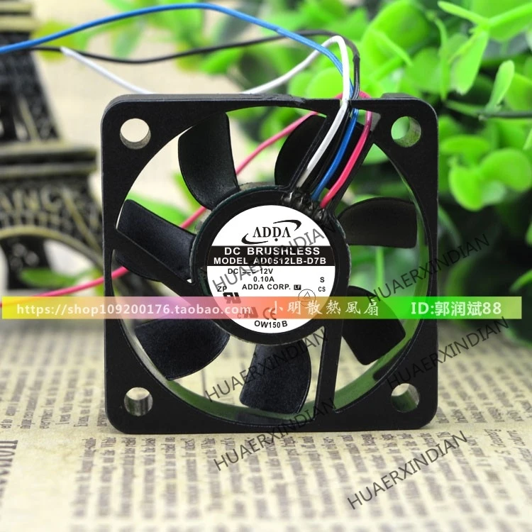 

Original NEW AD5012LB-D7B 5015 12V 0.10A 4 Motor protection cooling Fan