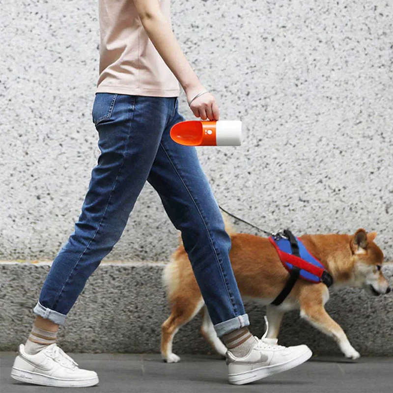 Xiaomi 270 мл бутылка для воды домашних животных портативная дорожная чаша собак