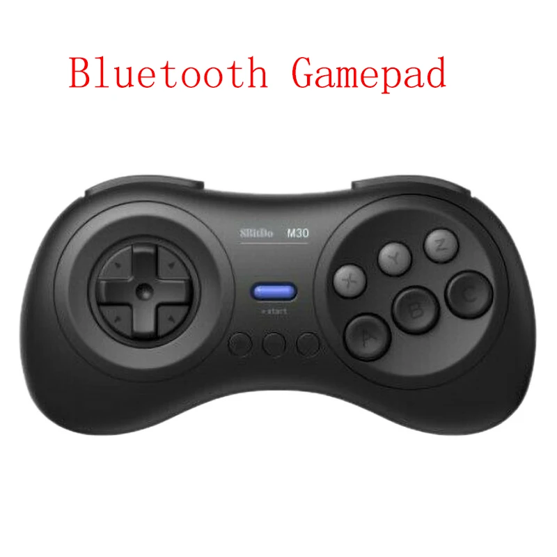 Черный 8BitDo M30 беспроводной Bluetooth геймпад контроллер для sega Genesis Мега Тип укрепления для nintendo переключатель ПК MAC паровые игры - Цвет: Черный
