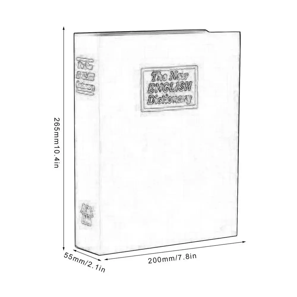 Dictionary Mini Safe Box Book Money Security Safe Lock Cash Money Coin Storage Jewellery key Locker with Key Lock Dictionary Mini Safe Box Book Money Security Safe Lock Cash Money Coin Storage Jewellery key Locker with Key Lock