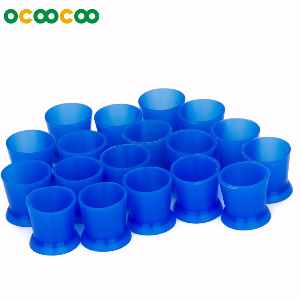 OCOOCOO B014 специальная силиконовая чашка пигмента татуировки синий|pigment cups|silicone