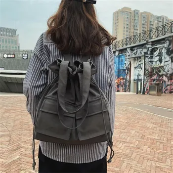 

2020 canvas travel bags large size school bags for high school mochila feminina string backpacks bags laptop backpack M732