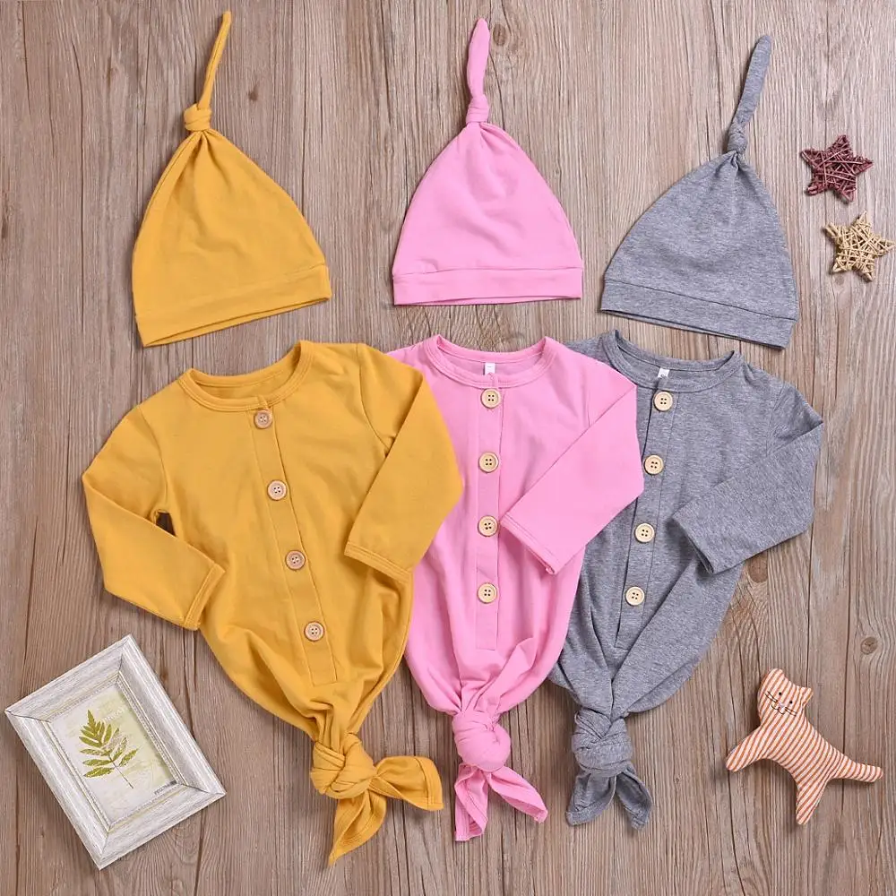 

Newborn Kid Baby Boy Girl Solid Color Pajamas Clothes Blanket Swaddle Wrap Toddler Infant Bedding Sleeping Bag