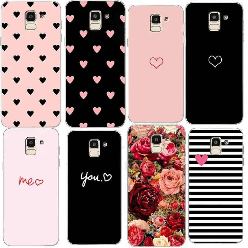 Розовый чехол для Samsung Galaxy S8 S9 Plus J4 J6 J8 2018 S7 Edge Note 9 мягкий силиконовый мужчин и