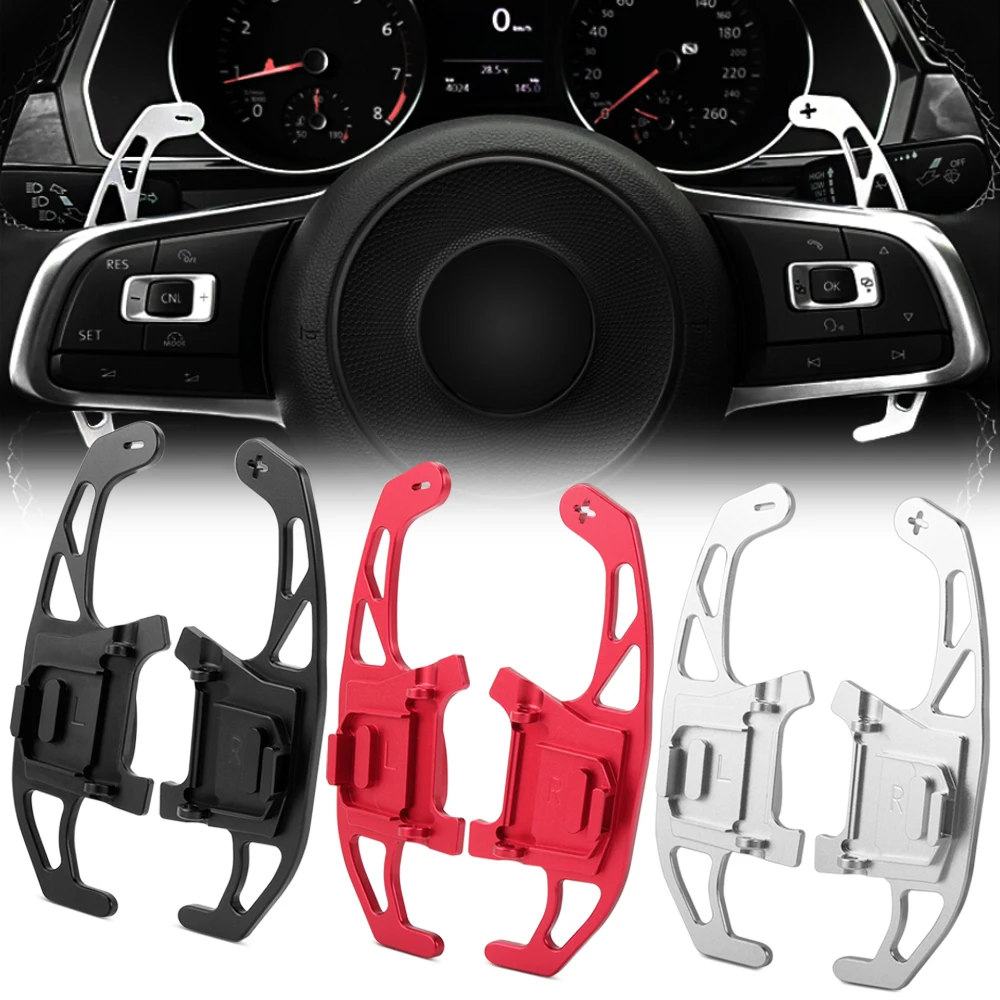 

For VW GOLF GTI R GTD GTE MK7 7 POLO GTI Scirocco 2014-2019 Metal Car Steering Wheel Paddle Extend Shifter Replacement