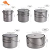 TOAKS TITANIUM POT WITH BAIL HANDLE Outdoor Camping Pot Lightweight Equipment 750ml, 1100ml, 1300ml, 1600ml, 2000ml 2