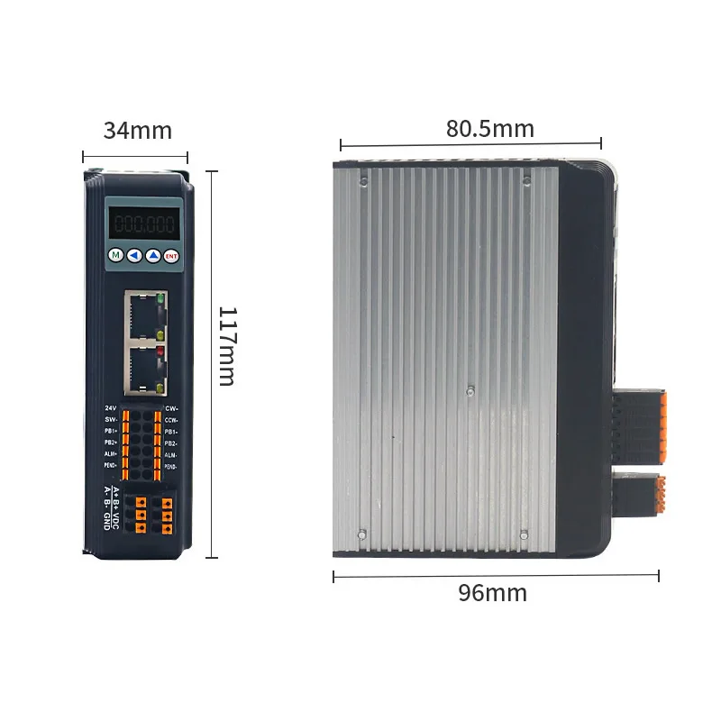 EtherCAT канальный цифровой Драйвер шагового двигателя 2DM556-EC контроллер для 57/60 2-фазный шаговый двигатель поддерживает се протокол передачи данных