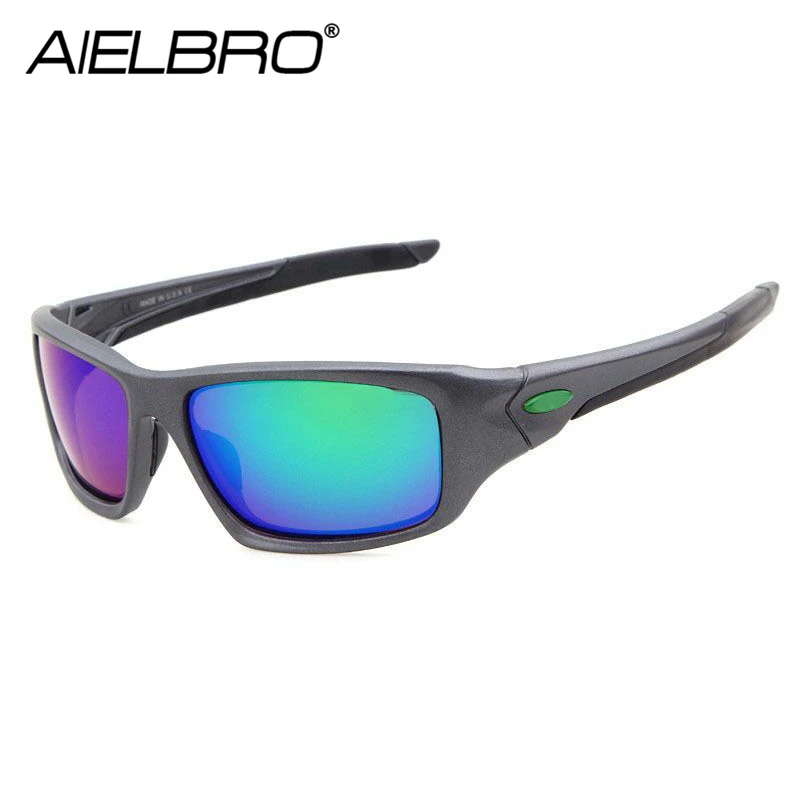 AIELBRO, новинка, HD Vision, солнцезащитные очки для рыбалки, для мужчин и женщин, для улицы, очки для кемпинга, пешего туризма, вождения, для велосипеда, спортивные, велосипедные очки - Цвет: C5 GreyGreenGreen