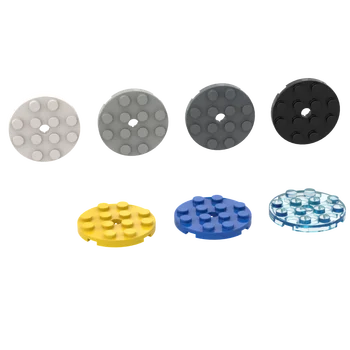 

BuildMOC 60474 4x4 round plate ldd60474 For Building Blocks Parts DIY Educational Tech Parts Toys