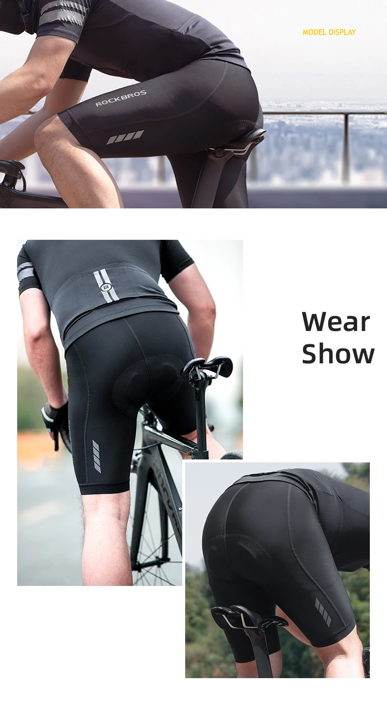 Summer Cycling Shorts 3D Gel Pad Shockproof Pro Ciclismo Shorts MTB Road Cycling