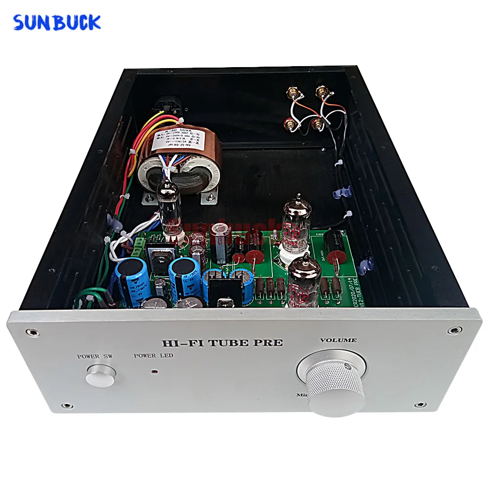Sunbuck Riferimento Conrad-Johnson Poem Acquapv12 Tube Preamp 6U4N 6Z4 6X4 12Au7 Ecc82 Hifi Tube Preamplificatore Amplificatore Audio