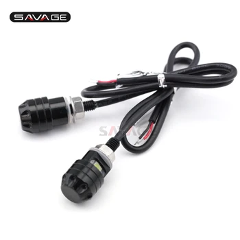 

CNC Motorcycle Accessories Universal 12V LED License Plate Screw Bolt Light Lamp White Light New Red/Blue/Black