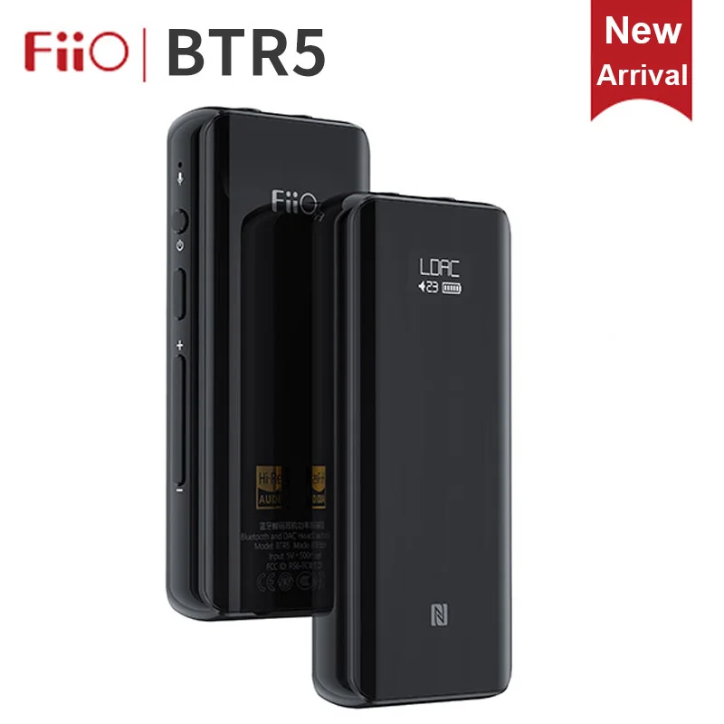 New FiiO BTR5 Portable Bluetooth Headphone Amplifier CSR8675 AptX HD LDAC USB DAC AAC iPhone iOS Android HiFi Audio Decoder