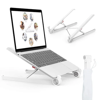 

Laptop Stand, Portable Laptop Stand, Foldable Desktop Laptop Stand Mount, Adjustable Sight Ergonomics, Portable Laptop Riser for