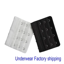 Женский бюстгальтер с 3 рядами и 4 крючками, эластичный регулируемый удлиненный бюстгальтер на кнопках, аксессуары для нижнего белья