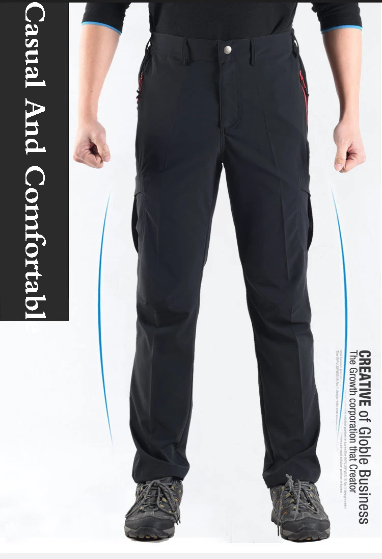 Мужские тактические брюки мульти-карманные грузовые штаны армейские военные Досуг быстросохнущие штаны летние спортивные дышащие непромокаемые брюки