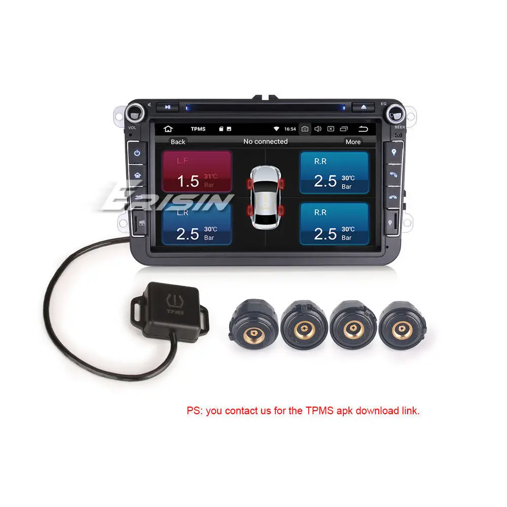 Erisin-ES341 TPMS 4  ͸ Ÿ̾ з , ȵ̵ 9.0/10.0 ڵ    