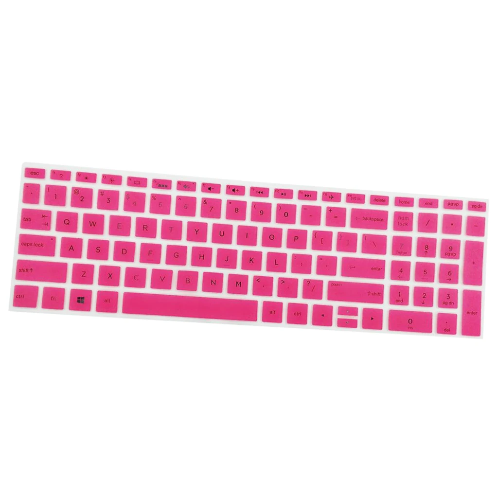 Высокая невидимая защитная оболочка клавиатуры для hp 15,6 дюймов BF ноутбука ПК - Цвет: Pink as described